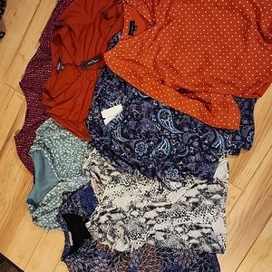 Bundle of 7 blouses